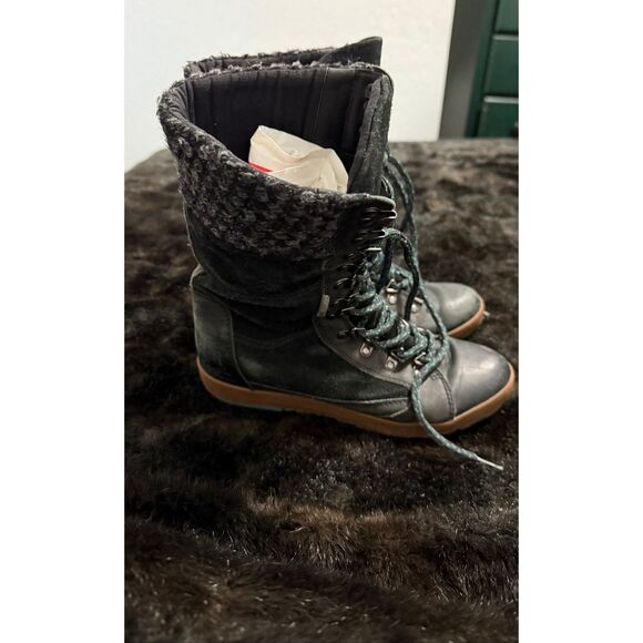 Cushe Womens Boho Chill Lace Up Boots Waterproof Leather Womens Size 8 - Picture 1 of 4